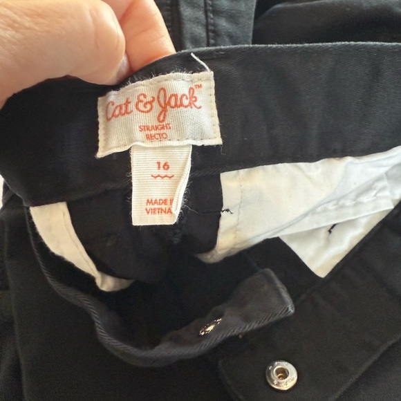 Cat & Jack Boys Black Dress Pants - Picture 2 of 3